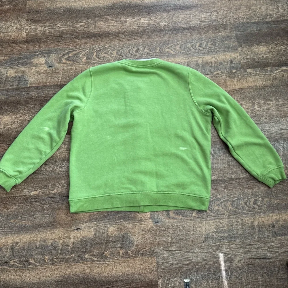 Rebecca Malone Green Sweater with Fall Design - Picture 2 of 7